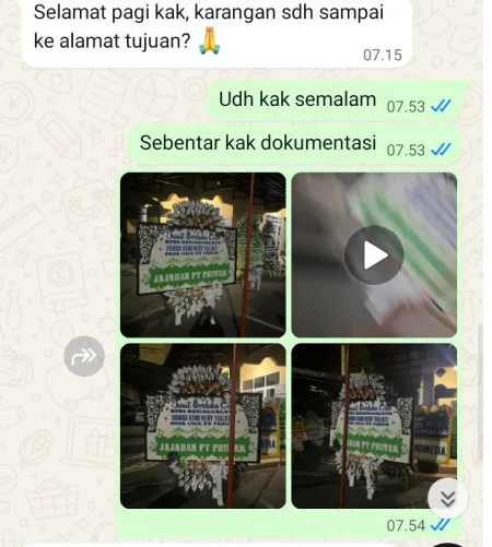 Pengiriman Papan Bunga Selamat Beran Blora