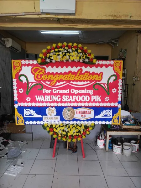 Papan Bunga Ucapan Selamat Beran Blora