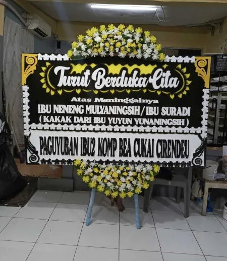Papan Bunga Duka Beran Blora