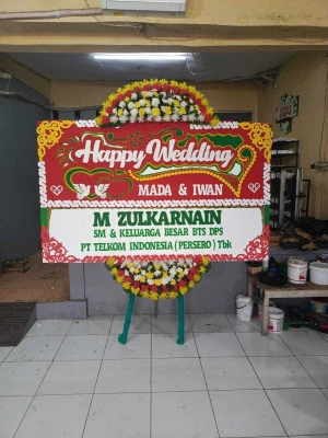 Papan Bunga di Beran Blora