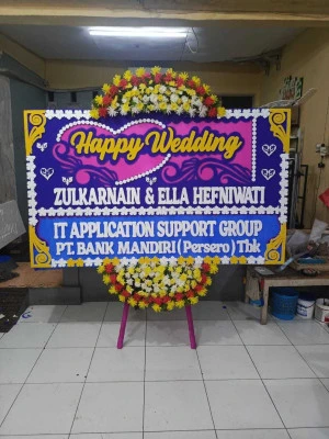 Papan Bunga di Beran Blora